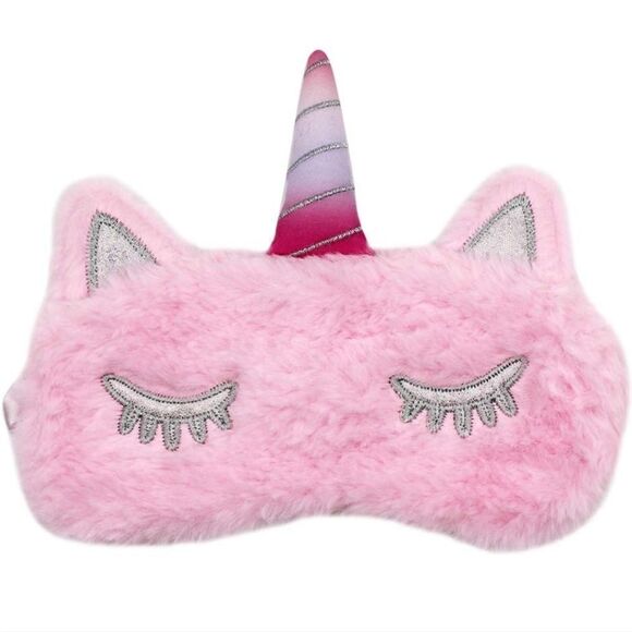 NWT Cute Unicorn Sleep Eye Mask for Sleeping Soft Plush Eyeshade for Wom… - Picture 5 of 6
